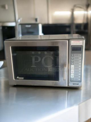 Prime Condition – Amana RFS12MPSA – Commercial Microwave Oven – 120V – Fully Tested & Working! - Item #1222528