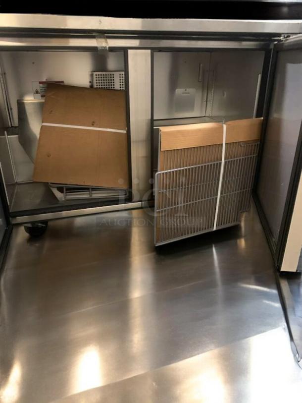 TRUE TUC-48-HC undercounter refrigerator, commercial grade, prime condition, stainless steel interior, fully tested and working.