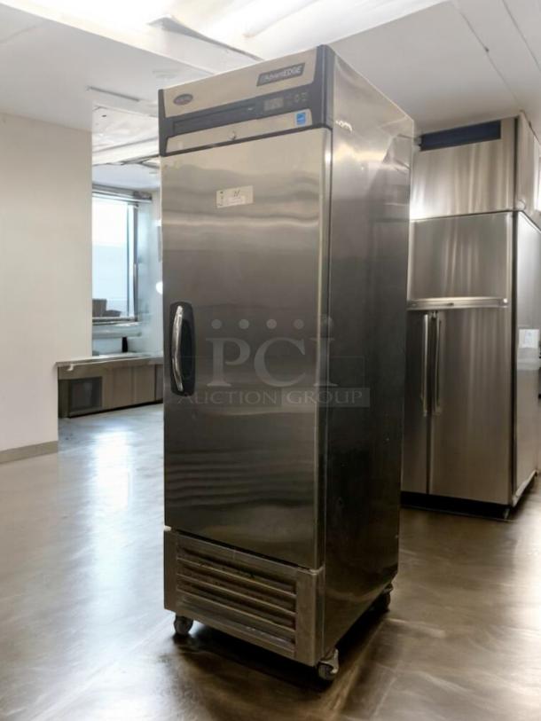 Kelvinator/Hobart F23-S single door reach-in freezer, 115V, commercial grade, outstanding condition, fully tested and working.