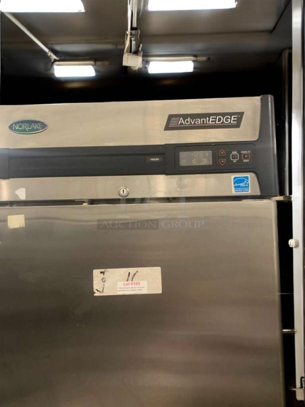 Kelvinator/Hobart F23-S single door reach-in freezer, commercial grade, fully tested, stainless steel, excellent condition.