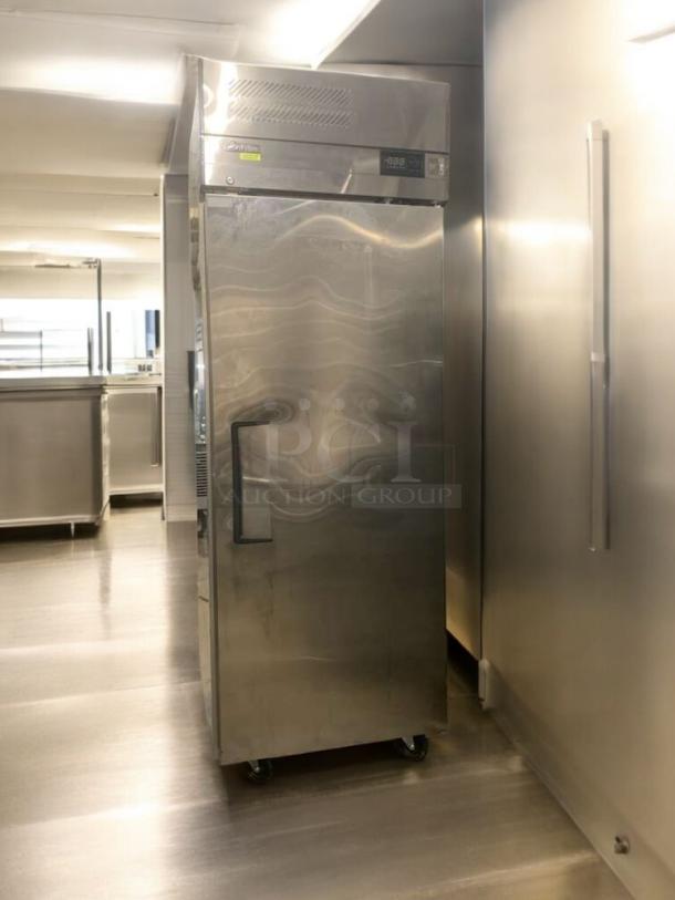 Turbo Air EF24-1-N-V single door reach-in freezer, commercial grade, stainless steel, fully tested, supreme condition.