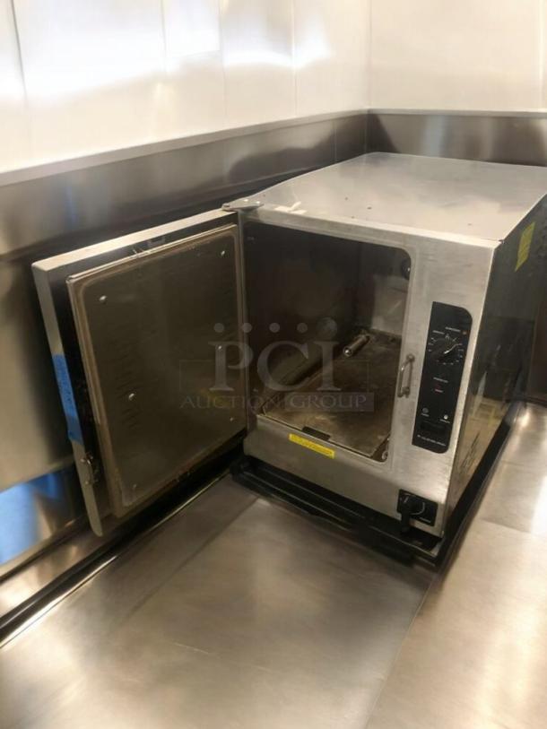 Cleveland SteamChef electric countertop steamer oven in remarkable condition, commercial grade, fully tested and working.