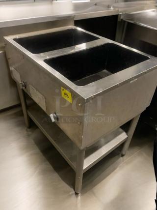 Eagle Metal Masters double well gas hot food table, waterless design, excellent condition, fully tested and working.