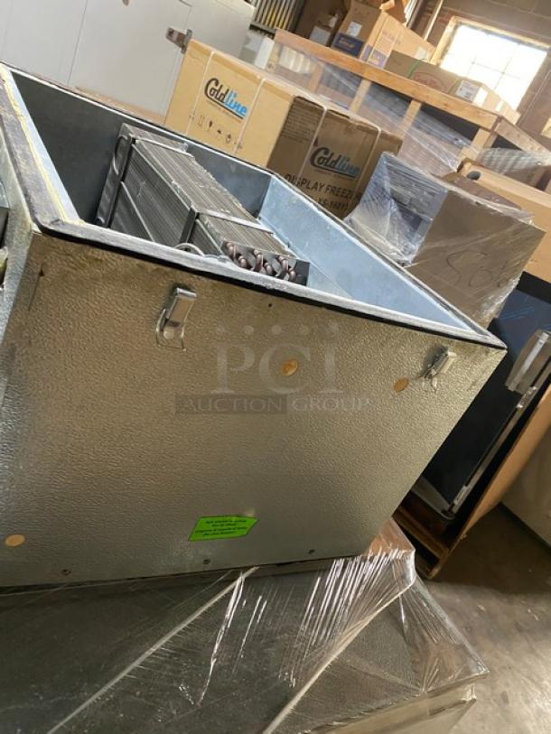 Norlake CPF100DC-A walk-in freezer with floor, self-contained compressor/blower. Excellent condition, 208/230V, 1Phase.