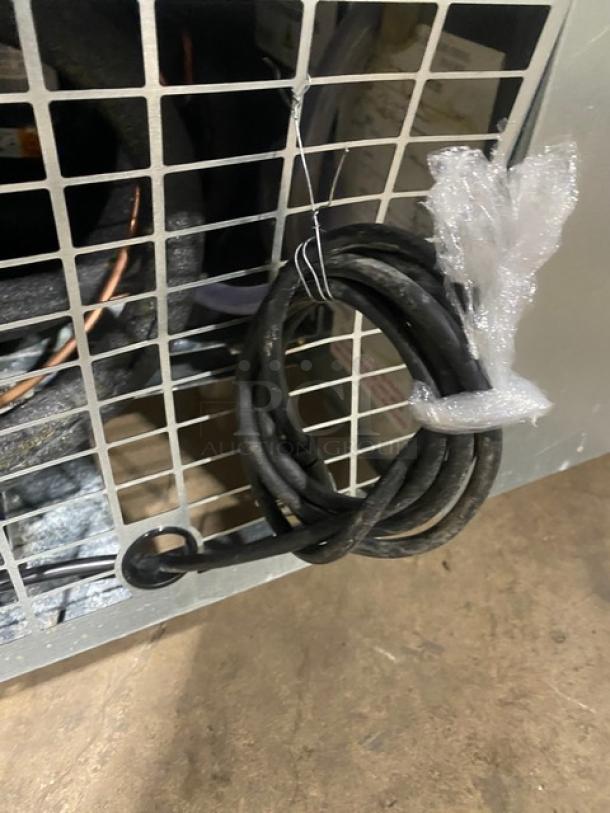 Continental Model RA68N8 commercial refrigerated prep table, stainless steel, features 2.5 doors for storage, 115V 1 phase.