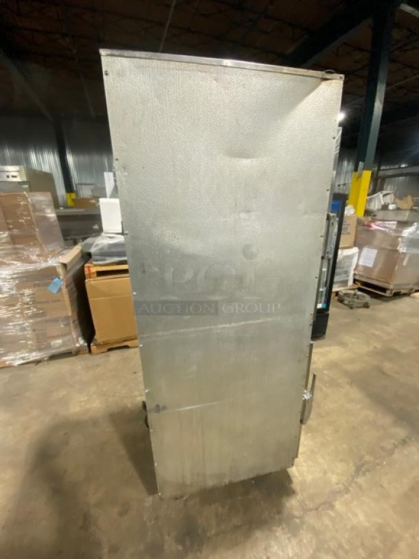 Alto Shaam 1000UP commercial heated food holding cabinet, stainless steel, dual Dutch doors, electric, Halo Heat Series.