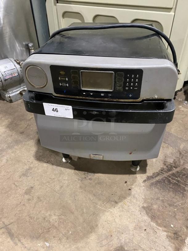 2015 Turbo Chef ENCORE2 Rapid Cook Oven, commercial countertop model, serial ENC2D10251, on small legs, 208/240V, 1-phase.