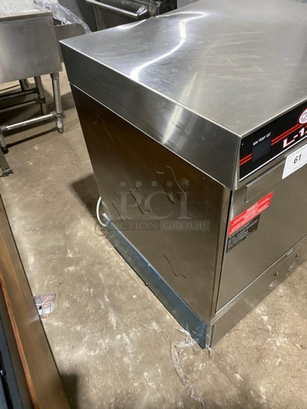 CMA Commercial under-counter dishwasher, model L-1/16, stainless steel, 115V 1Phase, serial 256640, excellent condition.