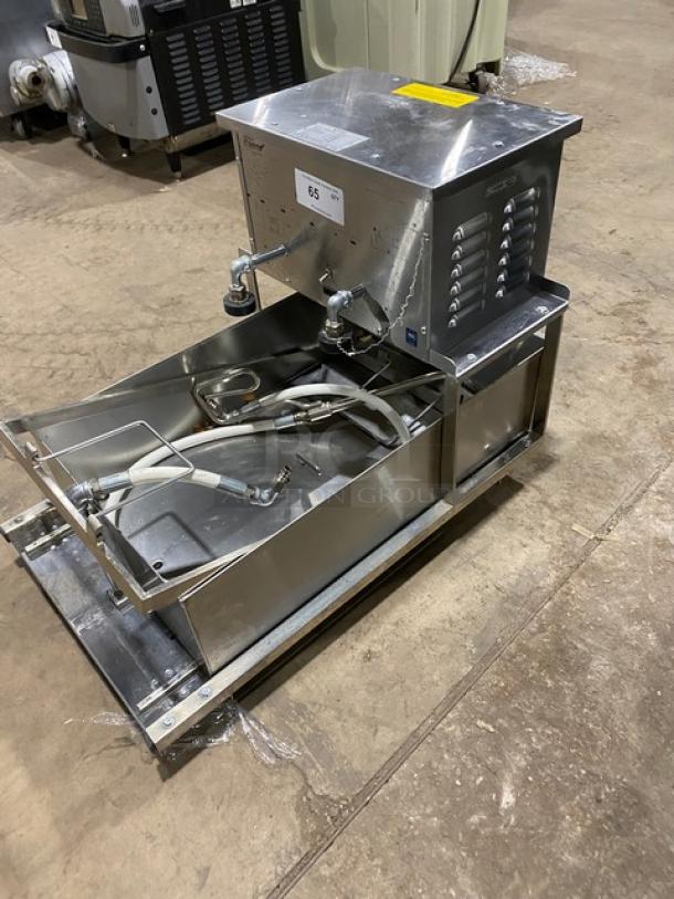 Pitco Frialator P18 commercial fryer oil filter machine, 75 LB capacity, stainless steel, model P18, 115V 1Phase.