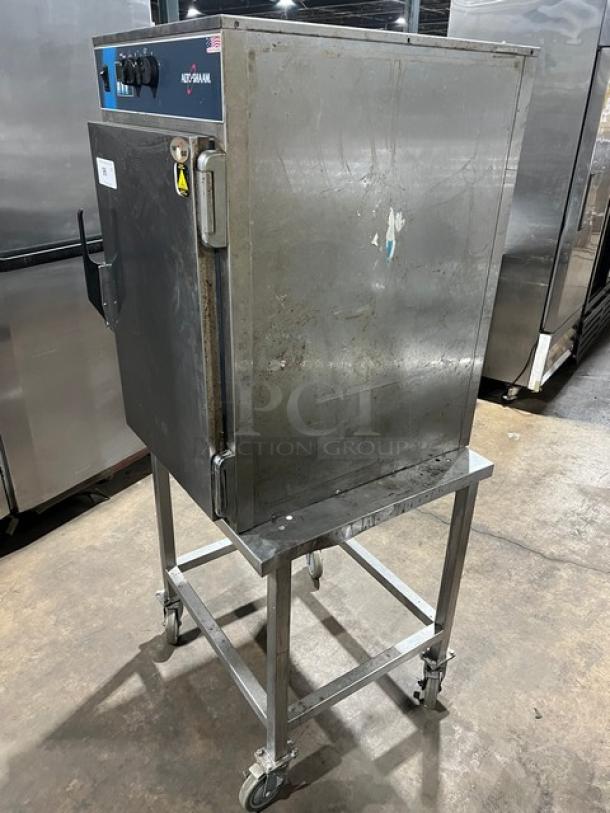 Alto Shaam Cook-N-Hold Oven, Model 1000-TH/11, Halo Heat Series, stainless steel, on stand with casters, 120V 1Phase.