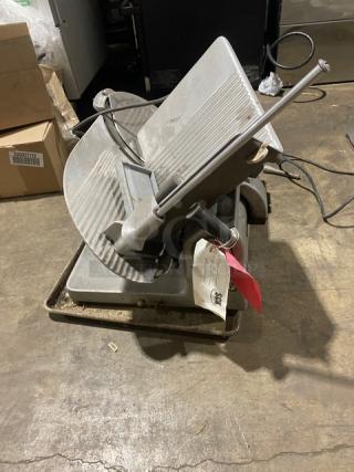 Hobart Commercial Electric Powered Countertop Deli Meat Slicer! Model: 1612 SN: 1725! On Legs! - Item #1224097