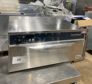 NICE! Alto Shaam Model 5001D stainless steel food warming drawer, Halo Heat Series, 120V, excellent condition, serial 3138863-1.