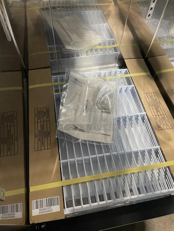 Blue Air BSR23T reach-in cooler, new condition. Features top mount refrigeration, single door, and casters. Scratch-N-Dent. Serial: BHC9A94T400064.