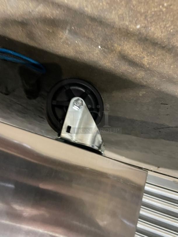 Blue Air BSR23T cooler caster and metal bottom. Scratch-N-Dent condition, 115V, 1 Phase, mobile on casters.