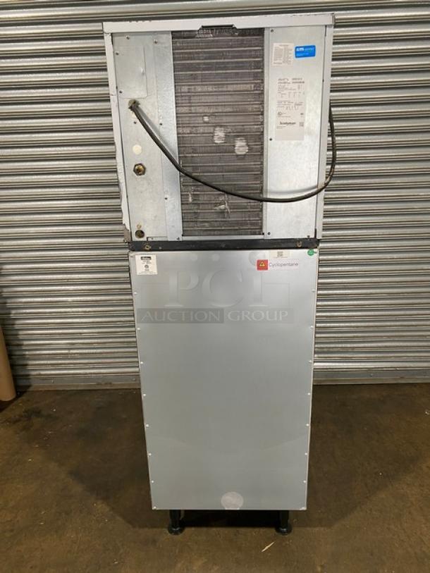 Scotsman Air Cooled Prodigy Plus Nugget Ice Machine, Model NS0422A-1B, 420lbs, new condition on ice bin, 115V, 1 phase.