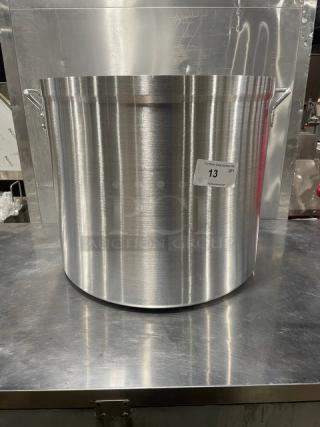 Adcraft 120 Quart Brazier Pot, Model H3SP120. Hyperion 3 Series, stainless steel, brand new with handles.