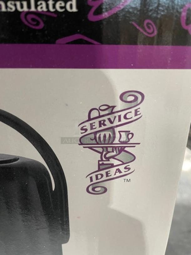 NEW Service Ideas 2.2L Air Pot, Model SECA22S, stainless insulated liner, 4-6 hr retention, in original box.