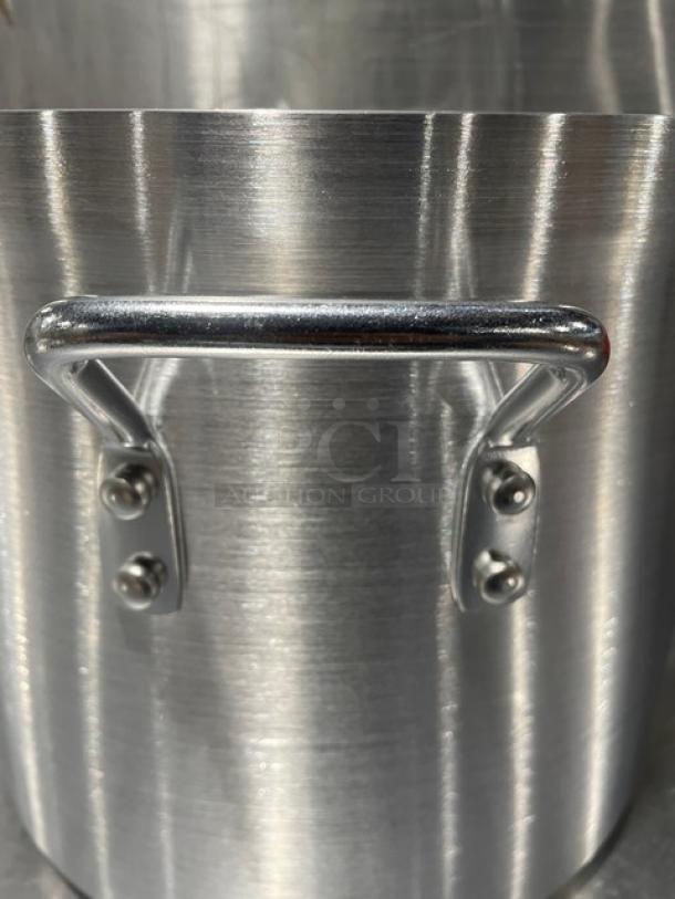 Adcraft 24 Quart Stock Pot, Hyperion 3 Series, Model H3-SP24, brand new with handles, stainless steel.