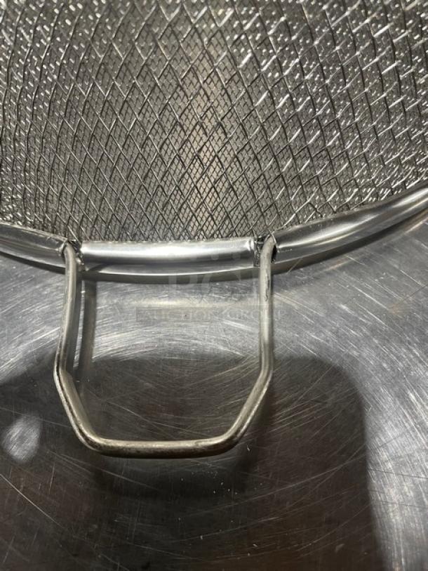 NEW Adcraft DSM-10 10" Double Mesh Strainer, stainless steel, durable design, pristine condition.