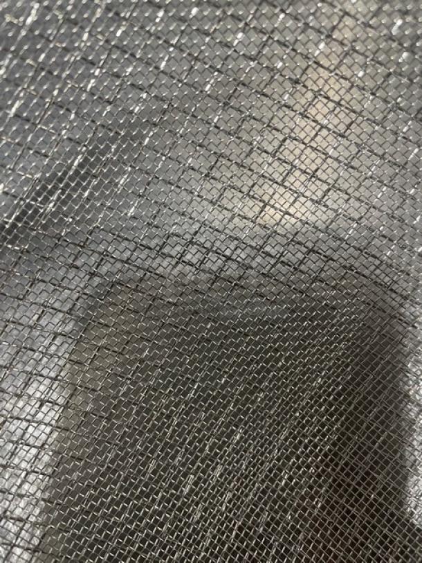 Adcraft Deluxe 10" Double Mesh Strainer, Model DSM-10, new condition, stainless steel, fine mesh detail.
