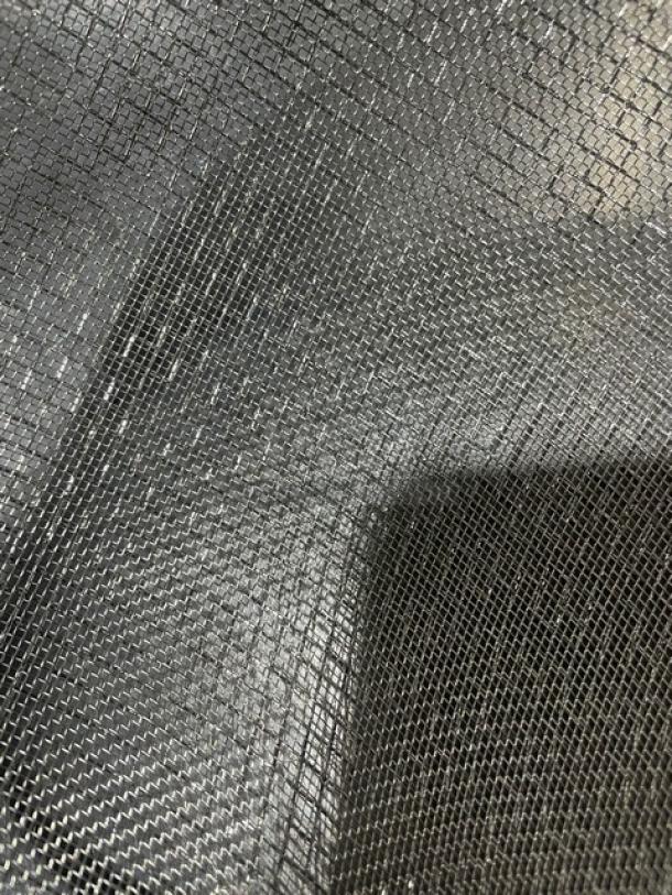 Adcraft DSM-10 deluxe 10" double mesh strainer in new condition, featuring fine woven stainless steel mesh.