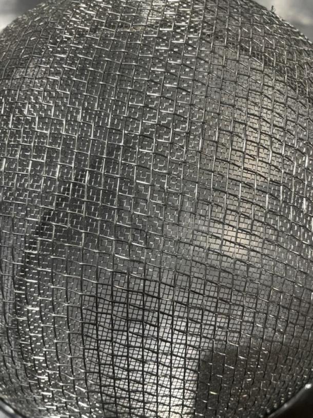 Adcraft Deluxe 10" Double Mesh Strainer, Model DSM-10, new condition. Stainless steel, features durable double mesh design.
