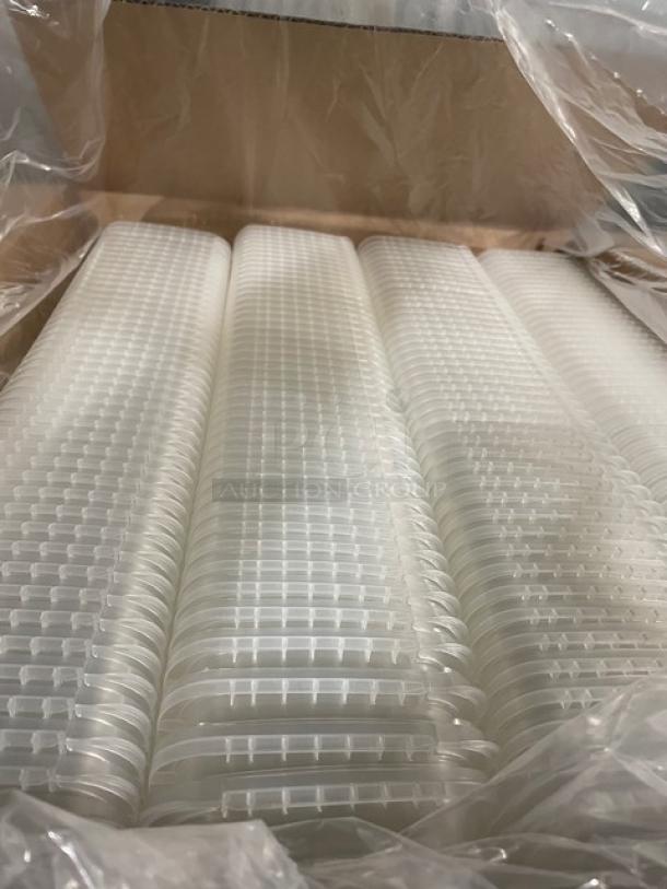 BRAND NEW IPL commercial clear 16 oz. square tamper-evident deli containers, model 2509500265, full pallet, 700 per case.