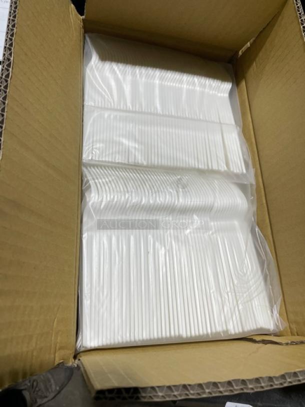 Sterling MM-GP3FK651M compostable forks, 6.5” white, 1,000 per case, new pallet.