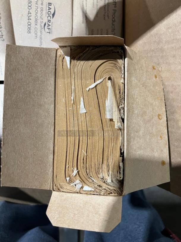 BagCraft EcoCraft Series NK6T interfolded wax tissue, 6"x10.75", new condition, logo visible on packaging.