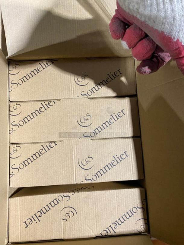 Full pallet of Chef & Sommelier Infinity Series FN512 8.25” bone white china coupe plates, 24 per case, new condition.