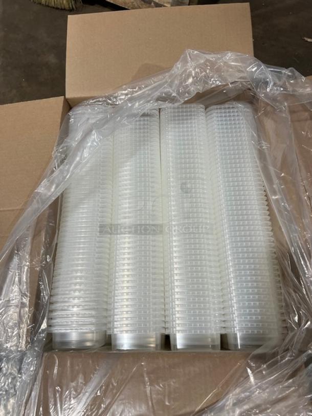 BRAND NEW IPL Model 2259500265 8 oz. square tamper-evident deli containers, 900 per case, sealed in original packaging.