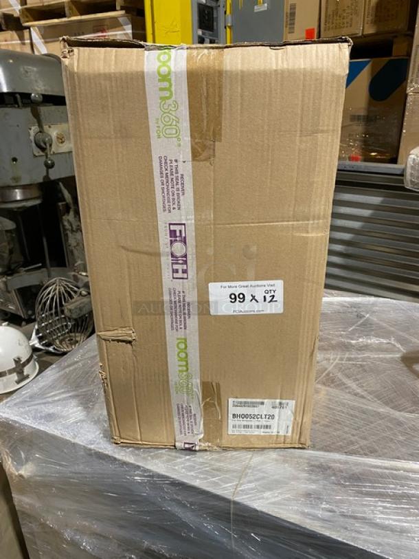 Brand new Front Of The House Drinkwise Clear Full-Size Deep Insert Pan, Model BHO052CLT20, in original packaging.