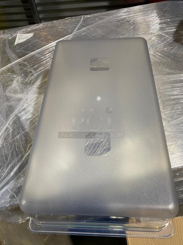 Front Of The House Drinkwise Series full-size deep insert pan, model BHO052CLT20, clear, brand new condition.