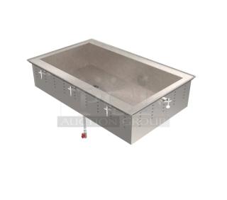 BRAND NEW! Vollrath Commercial Stainless Steel Single Pan Non-Refrigerated Ice-Cooled Cold Food Well! Model: 36491! - Item #1224434