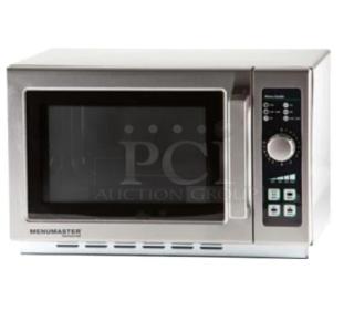 BRAND NEW! Menumaster Commercial Stainless Steel Electric Powered 1,000W Microwave Oven! Model: MCS10DSE SN: 2408142119! - Item #1224474