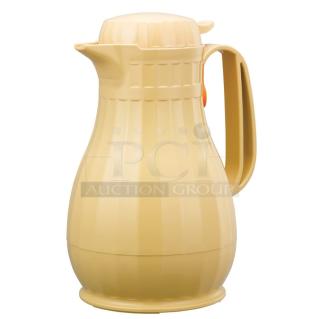 BRAND NEW! Service Ideas Insulated ABS Plastic Coffee Carafe/Server! With Push Button Lid! 3 X Your Bid! - Item #1223353
