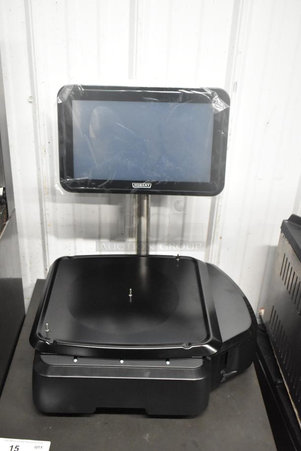Brand new 2023 Hobart HTi-SSLSC 30 lb. commercial scale with label printer. Scratch and dent. 120/208-240V, 1-phase.