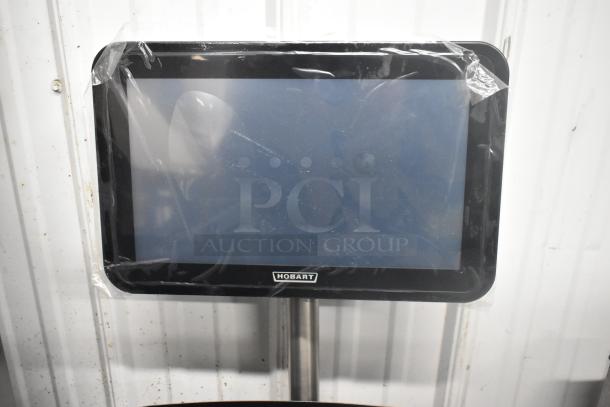 Brand new Hobart HTi-SSLSC 30 lb. metal commercial scale, scratch and dent, with label printer, 2023 model.