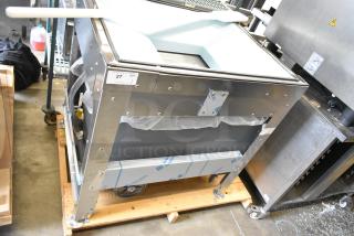 BRAND NEW SCRATCH AND DENT! Follett LQ1BASE Base Stand and Transport System for Ice Bin. - Item #1222979