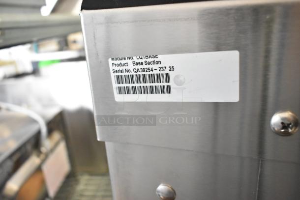 BRAND NEW SCRATCH AND DENT Follett LQ1BASE Base Stand for Ice Bin. Visible label: Model LQ1BASE, Serial QA39254-237-25.