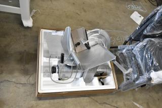 Bizerba Metal Commercial Countertop Meat Slicer. 115 Volts, 1 Phase. - Item #1222994