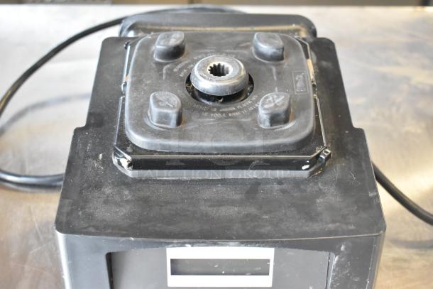 2021 VitaMix VM0145 blender base, metal build, visible wear. Features 120V, 1-phase power, secure mount points.