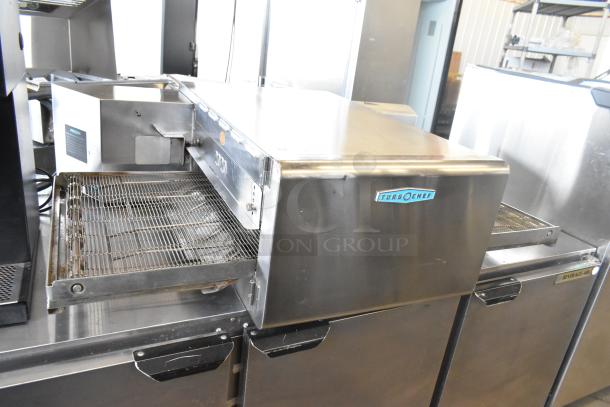 2018 Turbochef HhC2020 stainless steel commercial countertop electric conveyor oven. 208/240V, 3 phase.