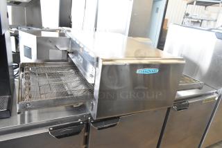 2018 Turbochef HhC2020 stainless steel commercial countertop electric conveyor oven. 208/240V, 3 phase.