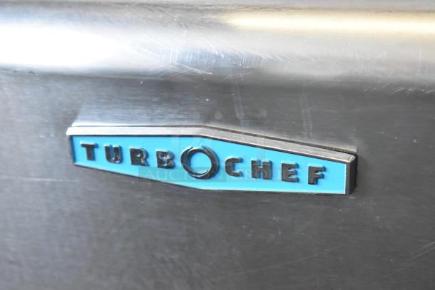 2018 Turbochef HhC2020 stainless steel conveyor rapid cook oven. Electric, 208/240V, 3-phase. Turbochef logo visible.