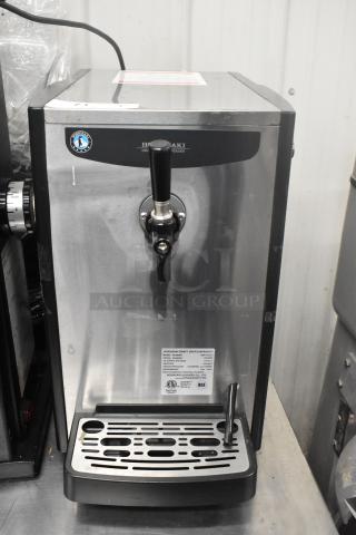 Hoshizaki DBF-40SAC stainless steel countertop kegerator beer dispenser, featuring a single tap, 115 volts, 1 phase.