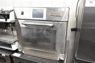 2022 Merrychef eikon e4 Stainless Steel Commercial Countertop Electric Powered Rapid Cook Oven. 208/240 Volts, 1 Phase. - Item #1223063