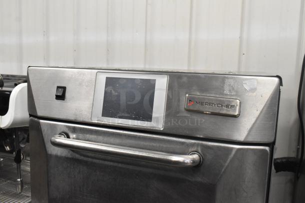 2022 Merrychef eikon e4 rapid cook oven, stainless steel, 208/240V, 1 phase, touchscreen, used condition.