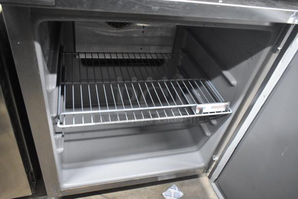 2020 Delfield 406P-STAR2 stainless steel undercounter cooler, single door, on casters, 115V, 1 phase, new condition.