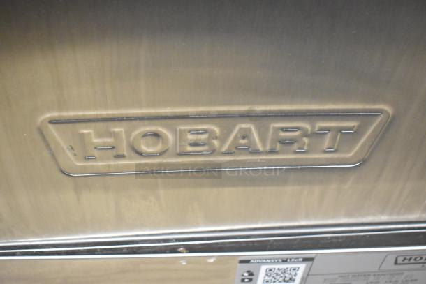 2021 Hobart LXER stainless steel commercial undercounter dishwasher, embossed brand name, excellent condition.